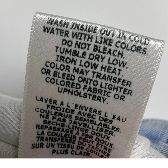 FRAME Le Crop Mini Boot‎ Jeans Women Light Wash Blue Flared Denim Cotton 31 - Picture 5 of 10